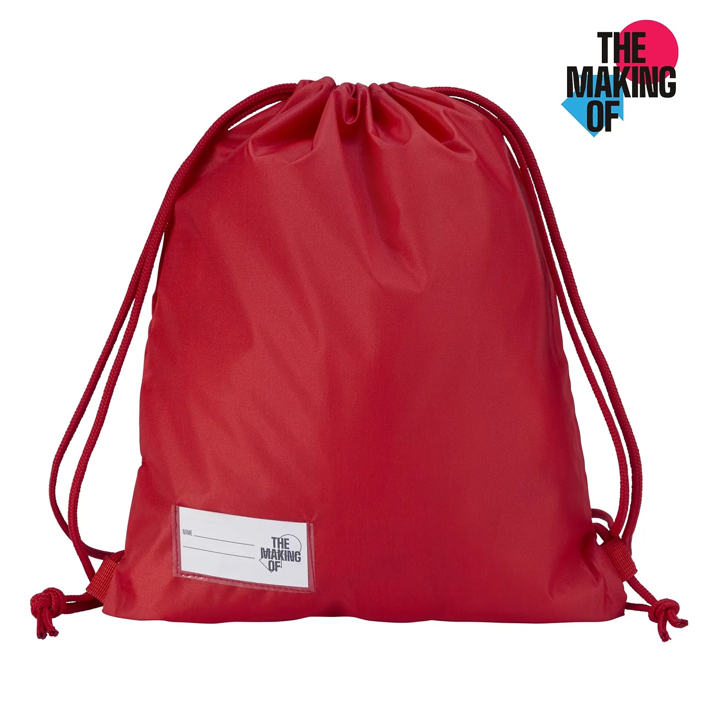 Red PE Pump Bag – Drawstring School Sports Bag
