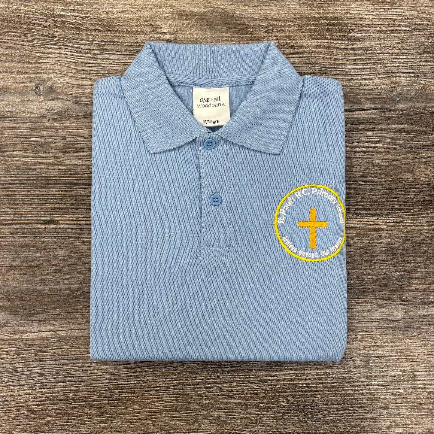 St Paul's RC Primary School, Feniscowles Sky Blue Polo's
