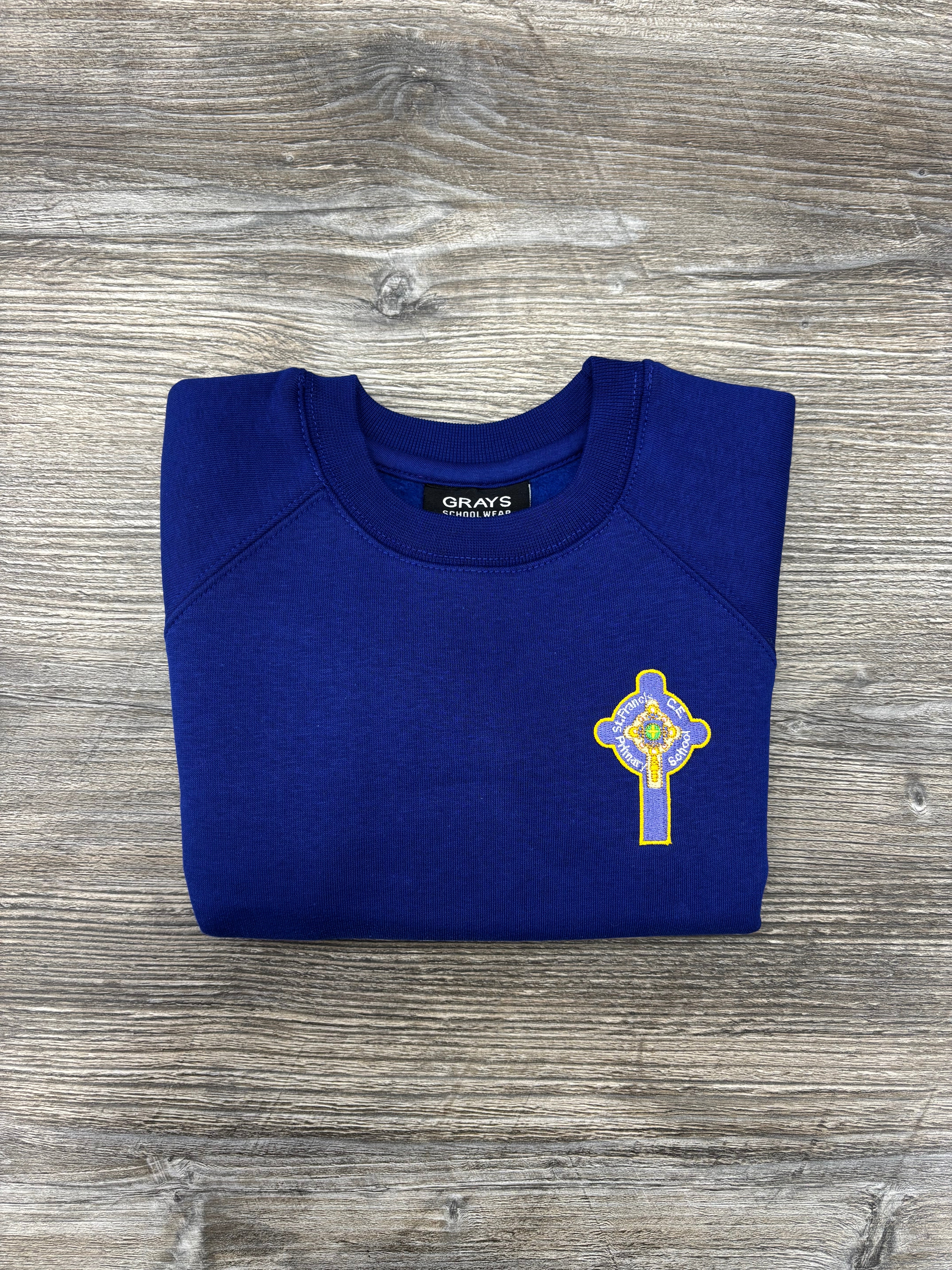 St Francis C of E Primary School Sweatshirt – Grays Schoolwear