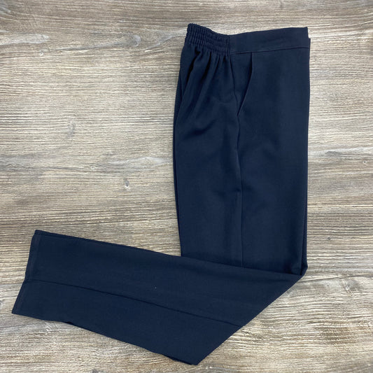 Navy Senior Girls Slim Fit Trousers