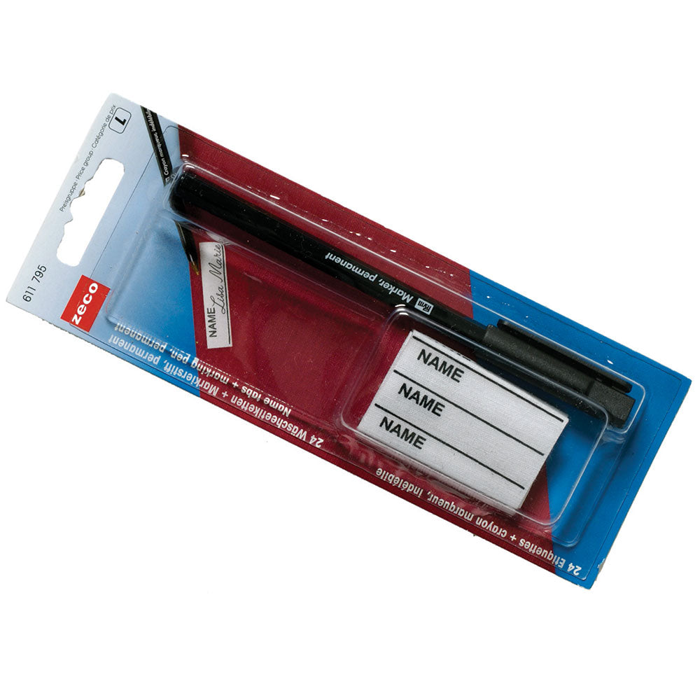 Iron On Name Tab Kit