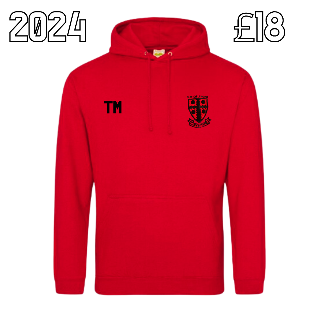 Clayton Le Woods Primary 2024 Leavers Hoodie