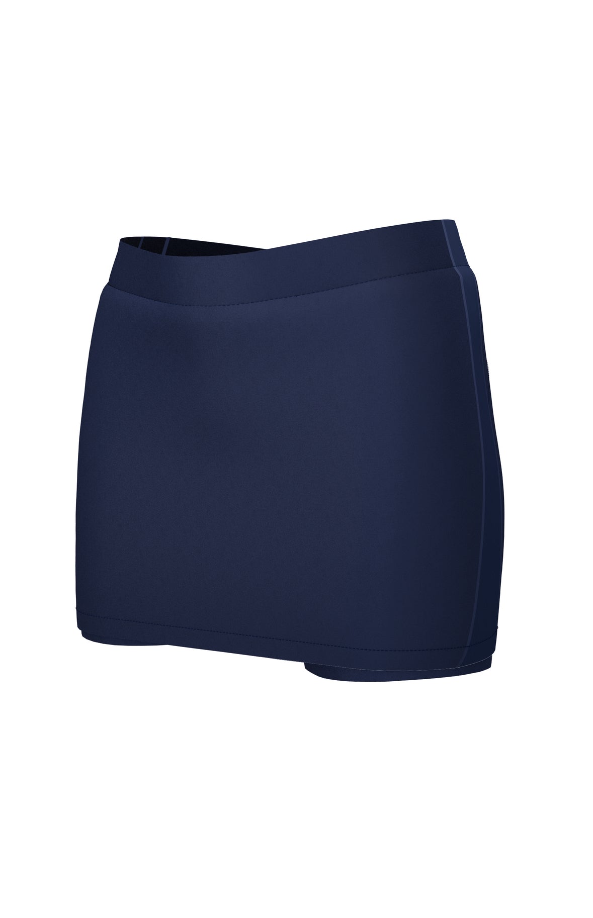Navy Plain PE Skort