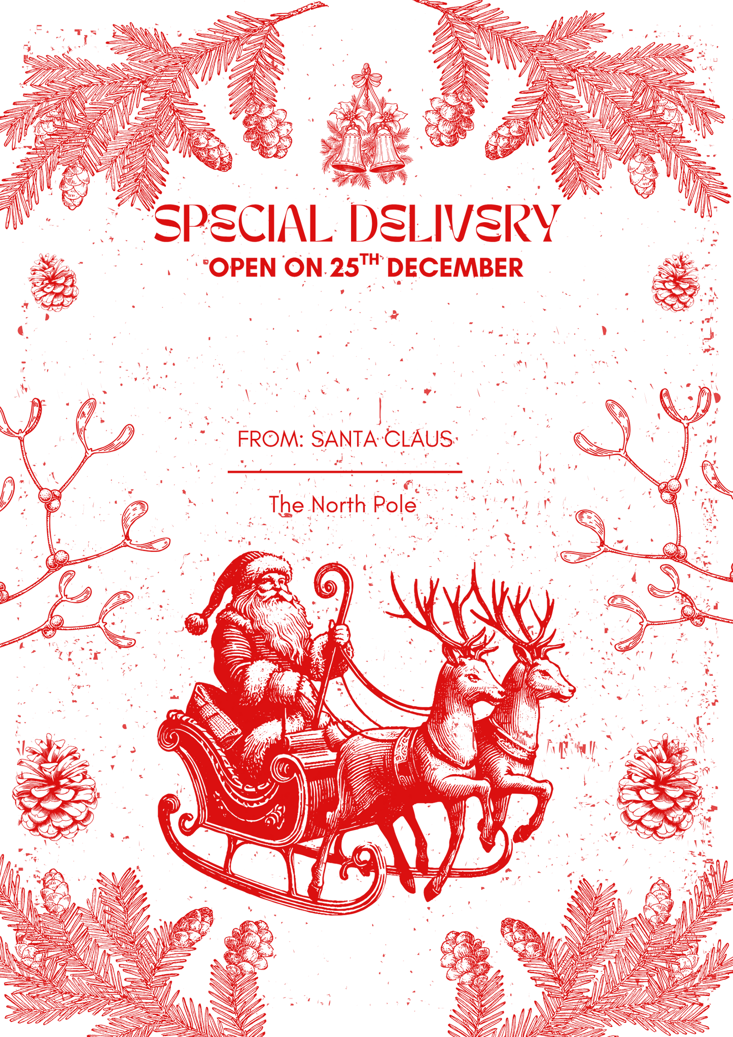 Personalised Christmas Santa Sack