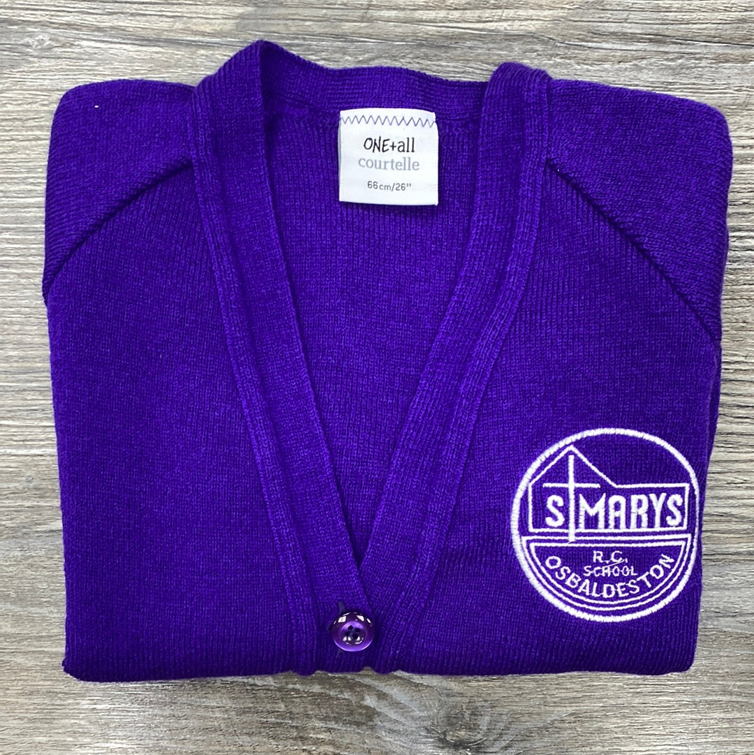 St Mary's RC Primary School, Osbaldeston Knitted Cardigan