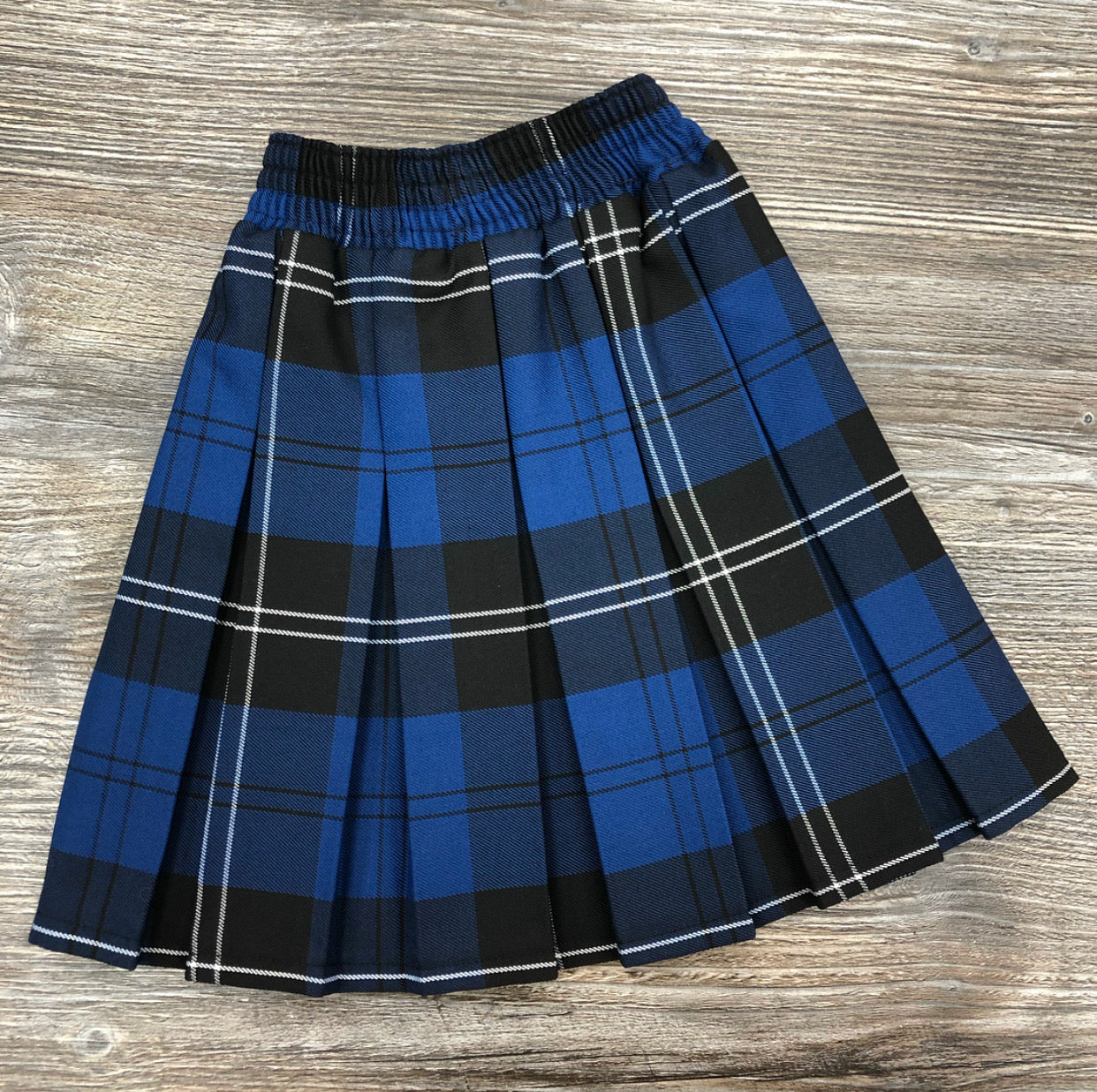 Blue Ramsay Tartan Elasticated waist Skirt – Grays Schoolwear