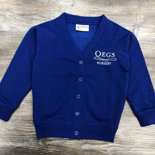 QEGS Nursery Royal Cardigan