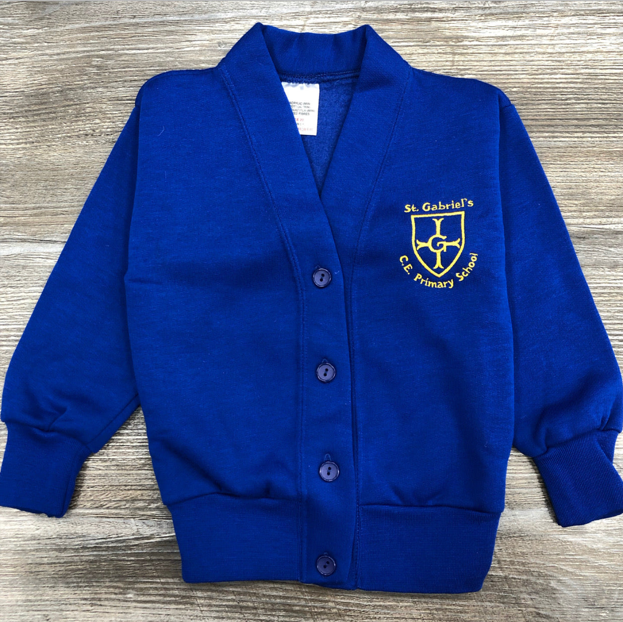 St Gabriels C of E Primary School Sweat Cardigan – Grays Schoolwear