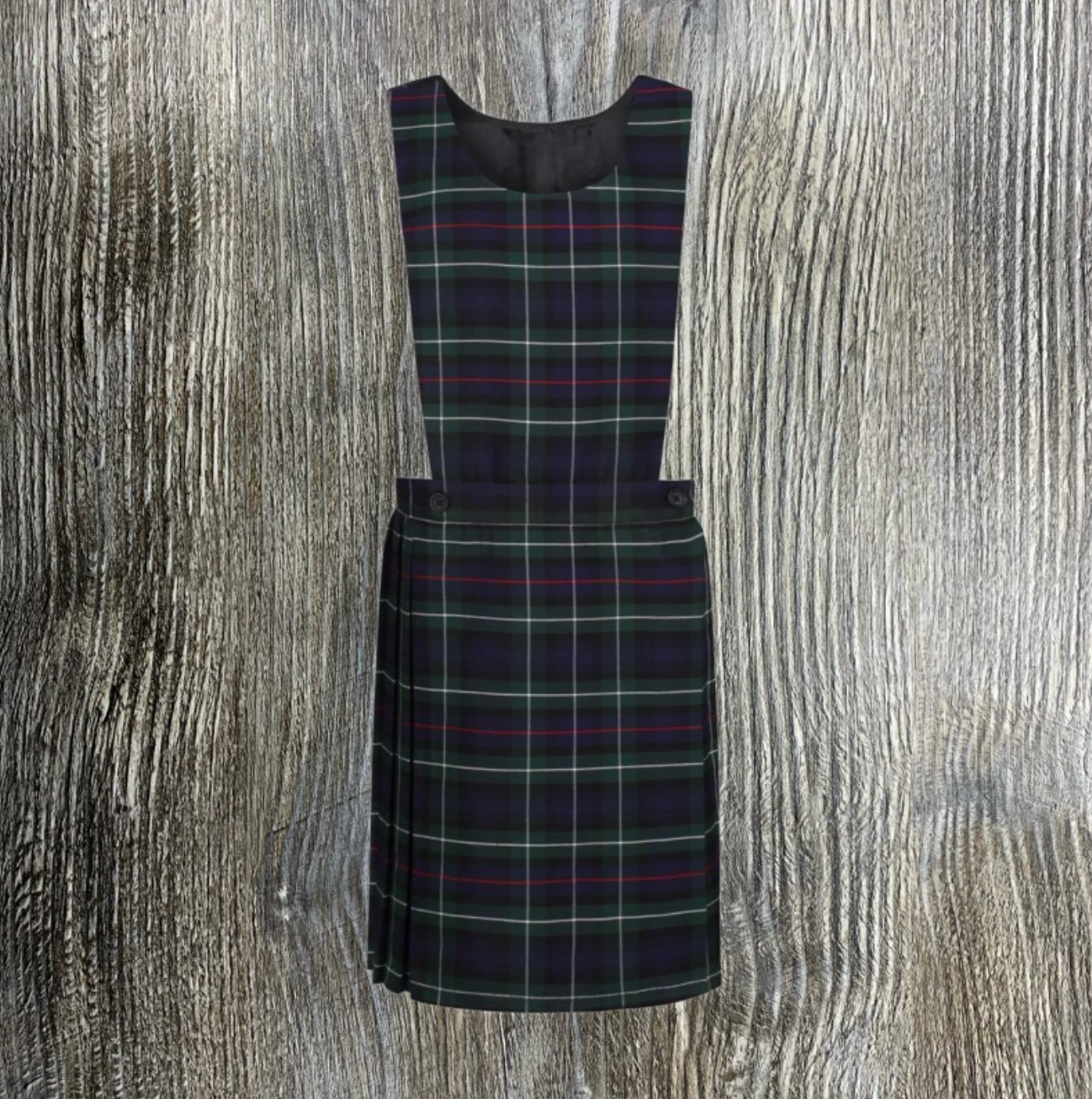 Green tartan pinafore sales dress