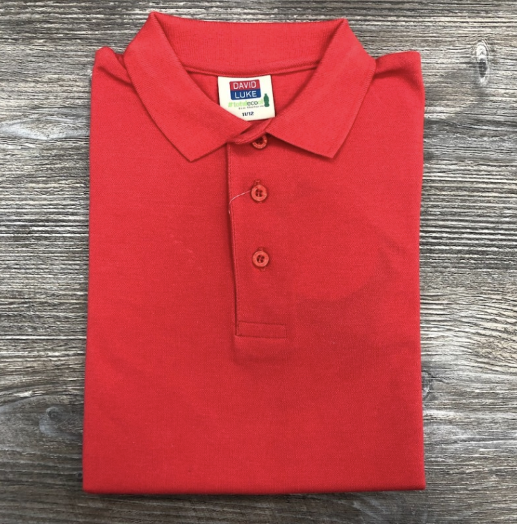 Plain Red Polo