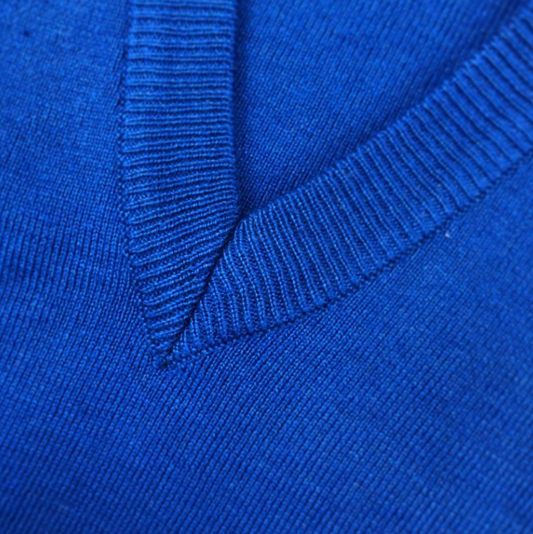 Royal V-neck School Jumper