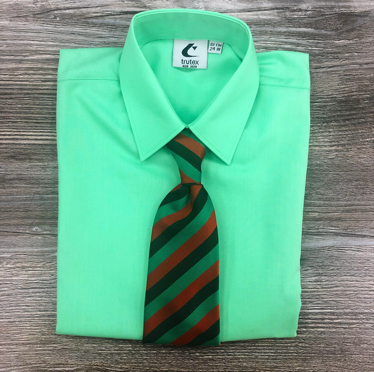 Oakhill Green Short Sleeve Shirts (Extra Sizes)