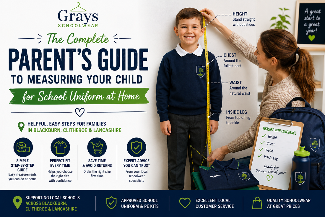 How to Measure Your Child for School Uniform at Home | Grays Schoolwear