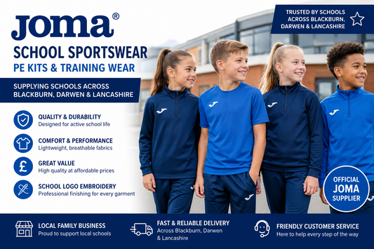 Where to Buy JOMA PE Kits in Blackburn & Darwen