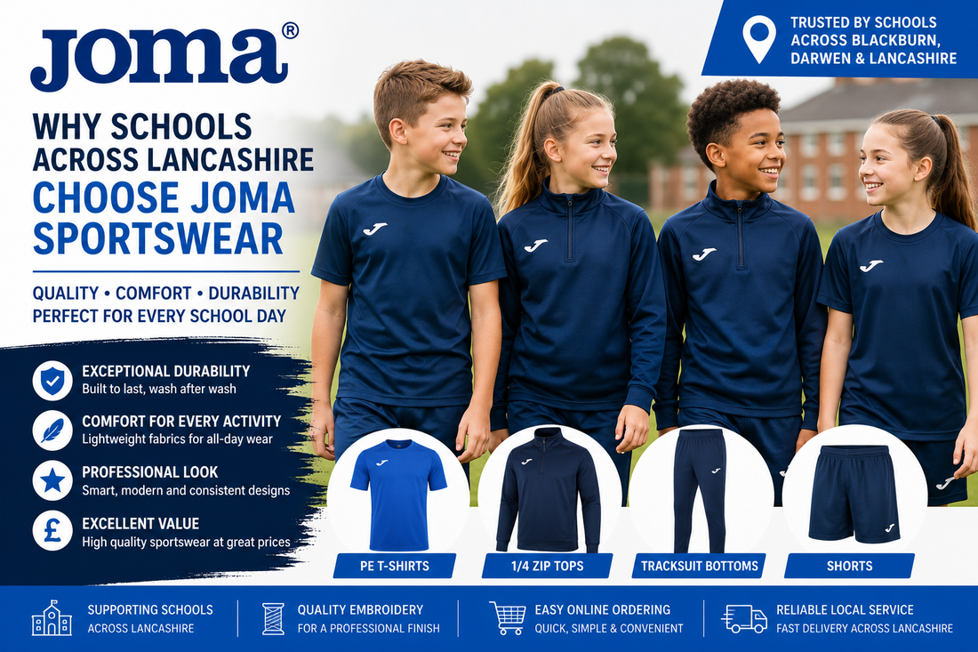 Why Schools Across Lancashire Choose JOMA Sportswear