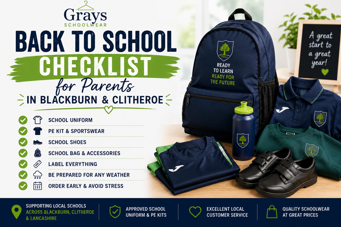Back to School Checklist for Parents in Blackburn & Clitheroe | Grays Schoolwear