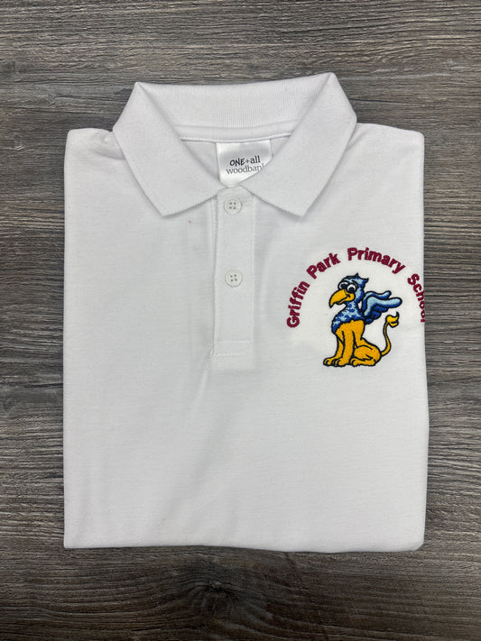 Griffin Park Primary School White Polo Shirt – Official School Uniform