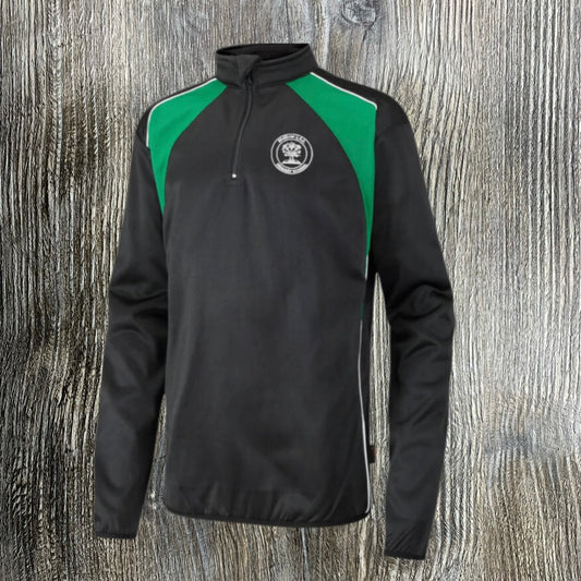 NEW & IMPROVED Barrow embroidered 1/4 zip top