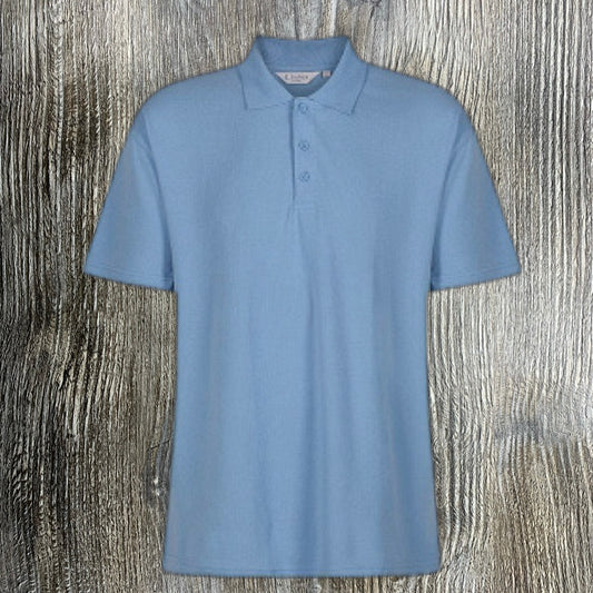 Plain Sky Blue Polo