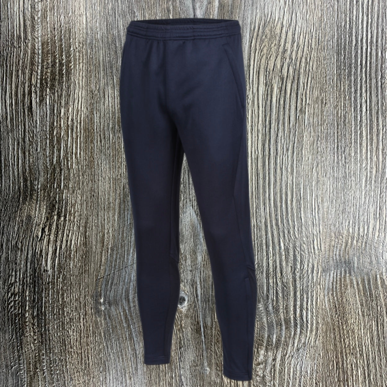 IGEN Navy Tapered PE Tracksuit Bottoms
