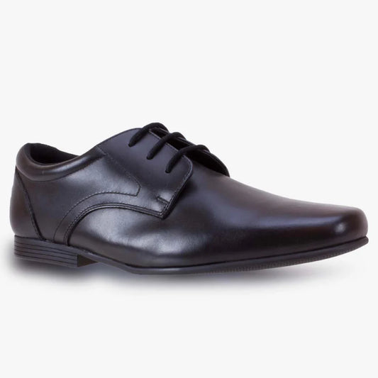 Bedford Boys Black Leather Shoe - Coming Soon