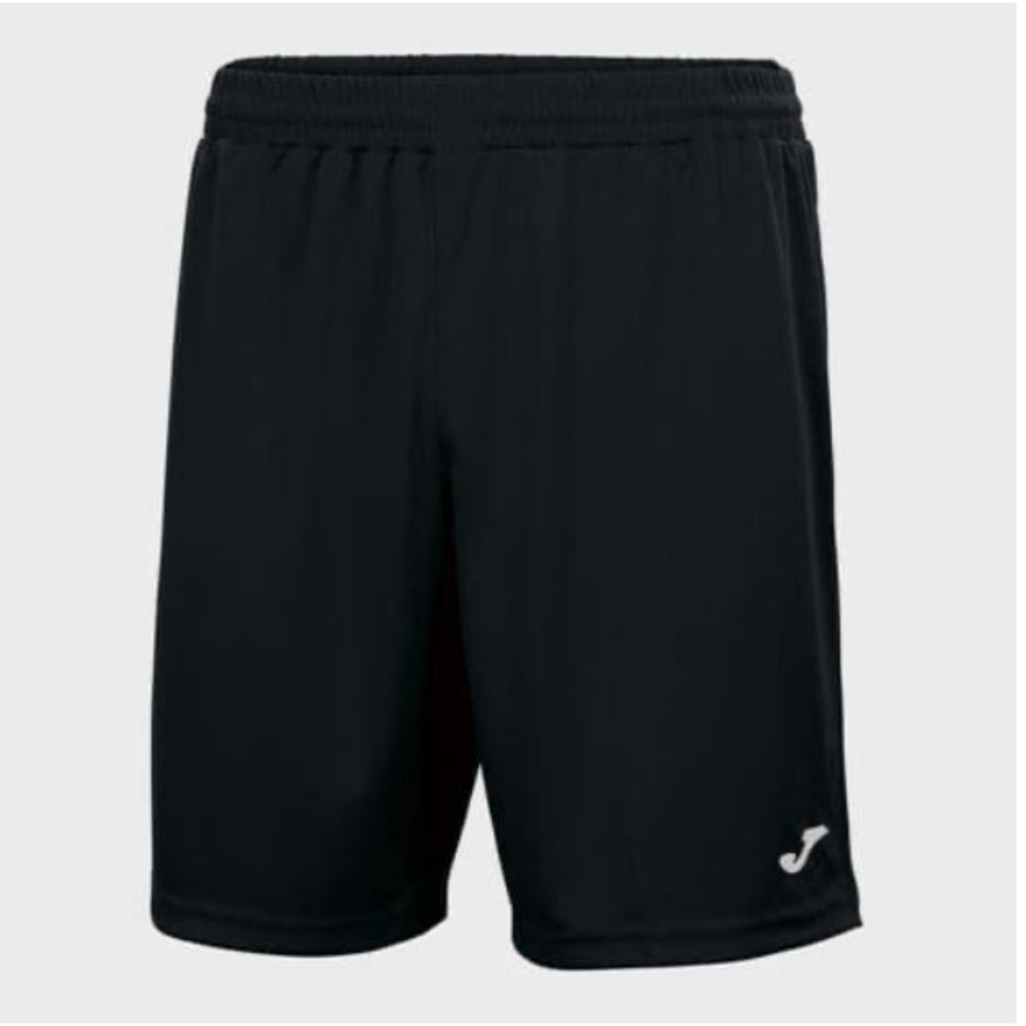 Black Joma PE shorts with elasticated waistband