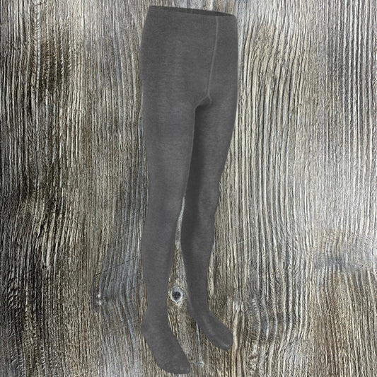 Cotton Rich Charcoal Tights (2 Pack)