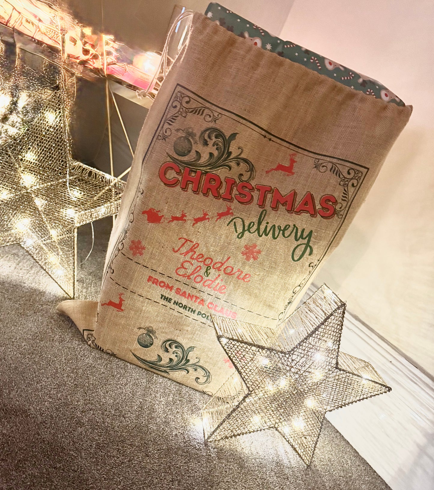 Personalised Christmas Santa Sack