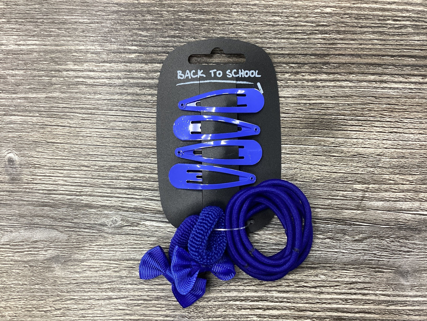 Royal Blue Hair Bobbles and Clips