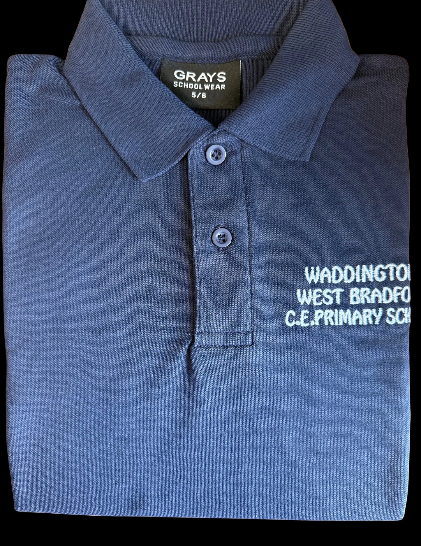 Waddington & West Bradford Primary Navy Polo shirt