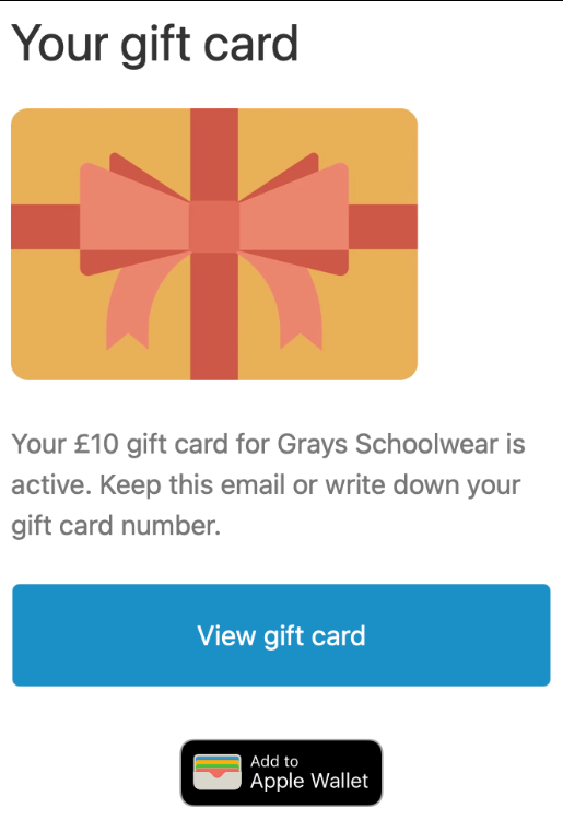 Grays Digital Gift Card Offer