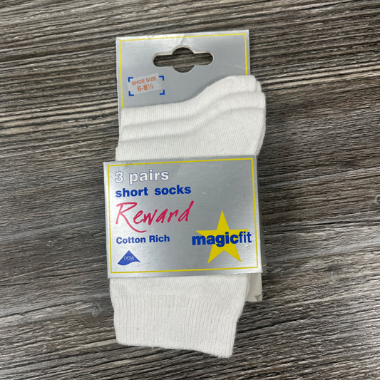 White Short Socks