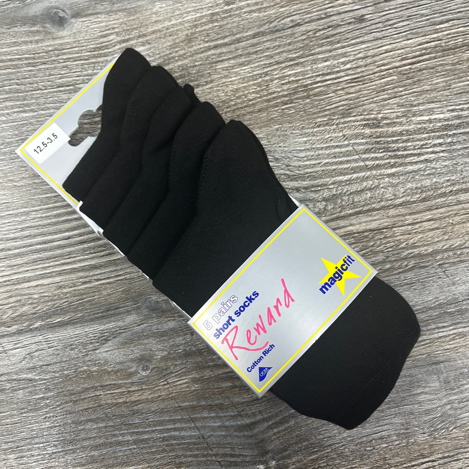 Black short school socks