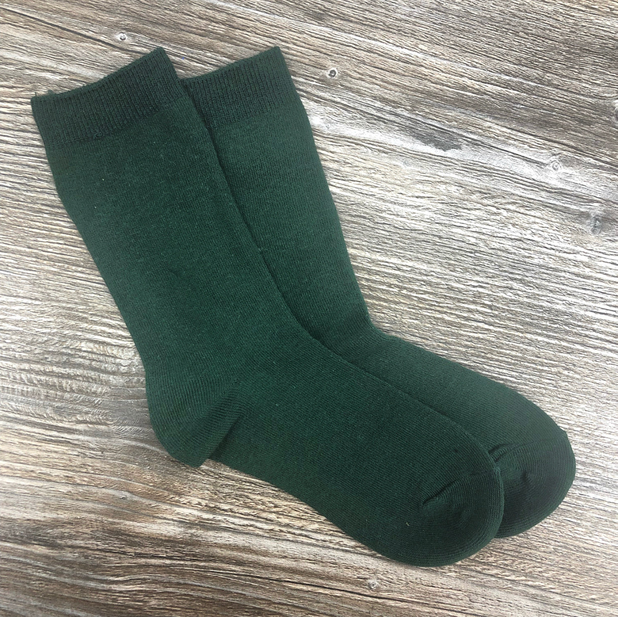 Bottle Green Short School Socks