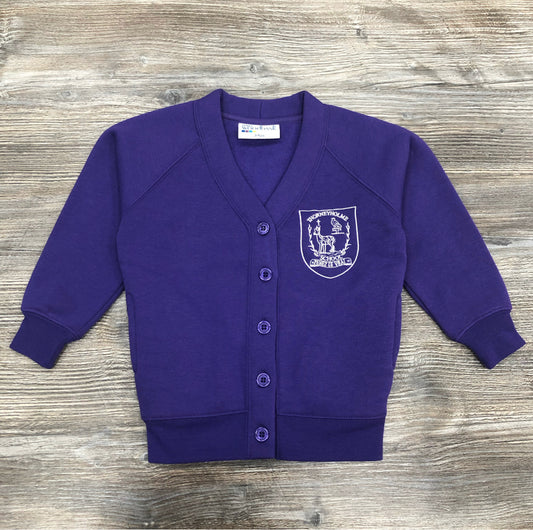 Thorneyholme Purple Cardi