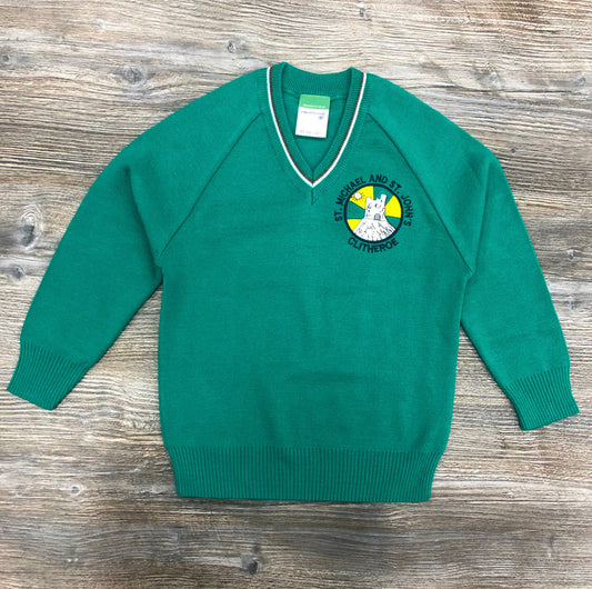 St Michael & St John's RC Primary School V-neck School Jumper