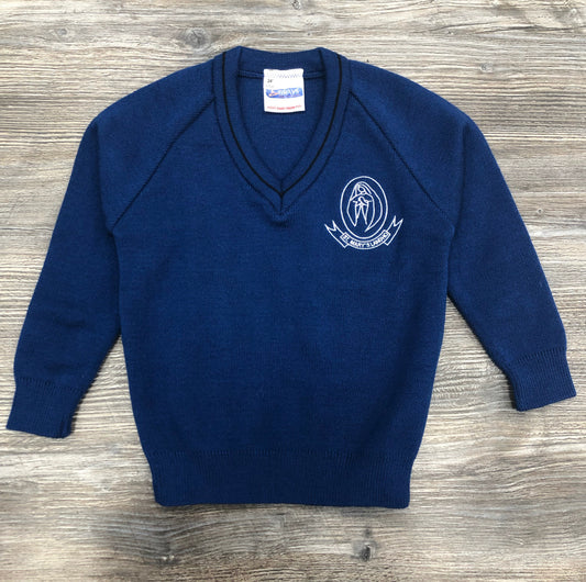 St Mary's RC Primary School, Langho V-neck School Jumper