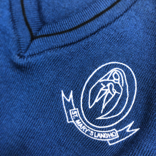 St Mary's RC Primary School, Langho V-neck School Jumper