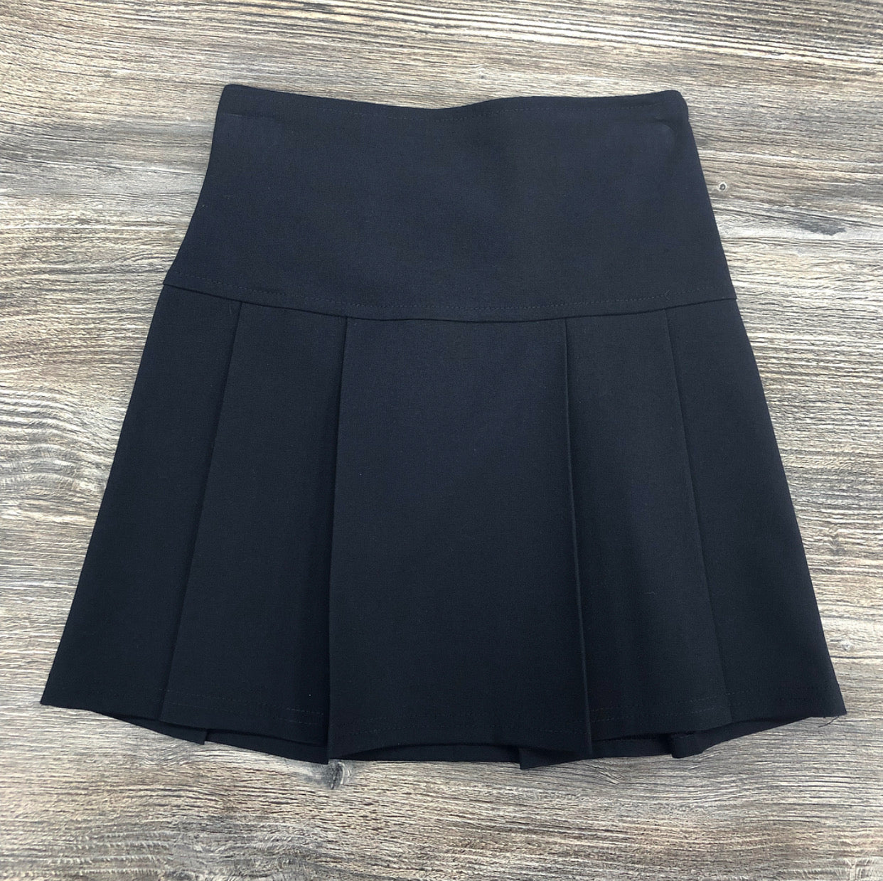 Navy Junior Drop Waist Skirt