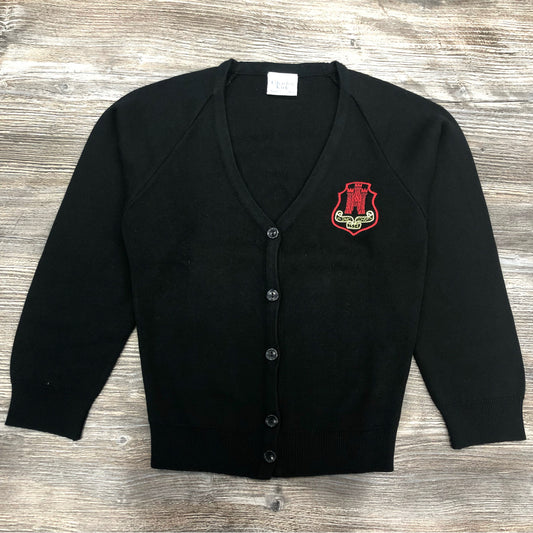 CRGS 6th Form Black Knitted Cardigan