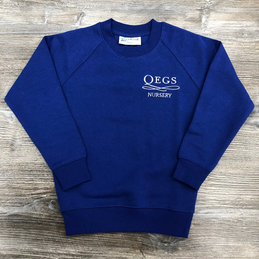 QEGS Nursery Royal Crew Neck Sweatshirt