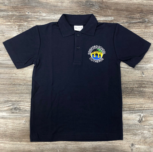 Edisford Primary Clitheroe Navy Polo