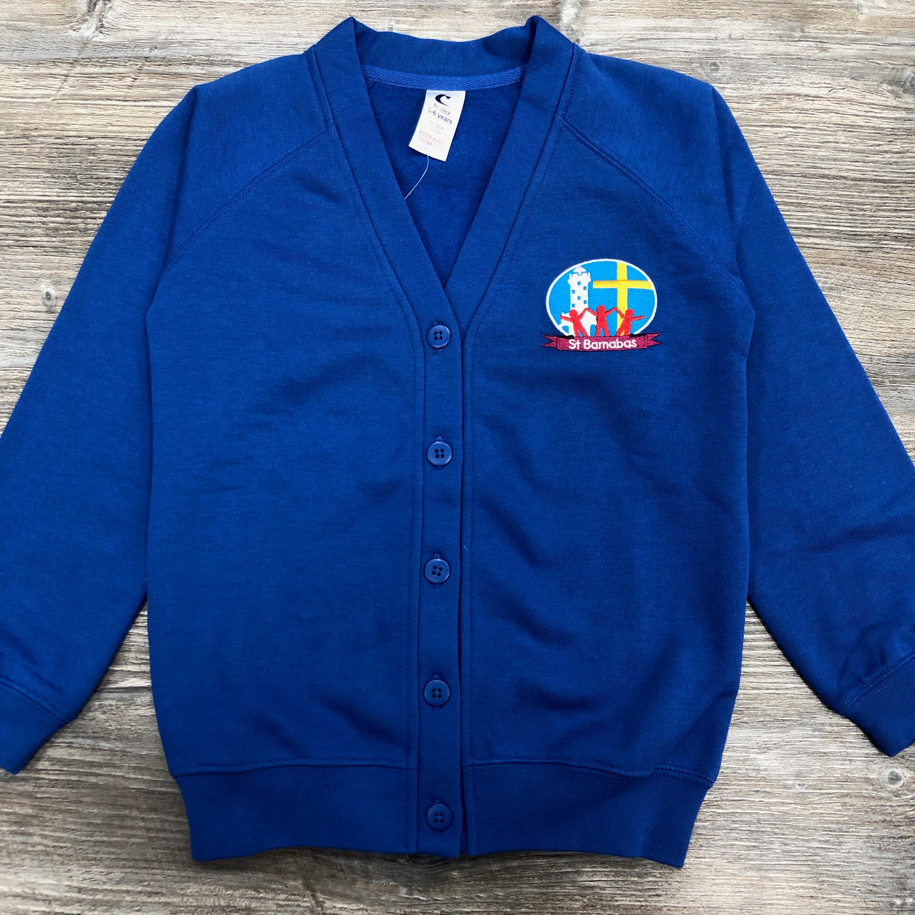 St Barnabas C of E Primary Academy Cardigan – Grays Schoolwear
