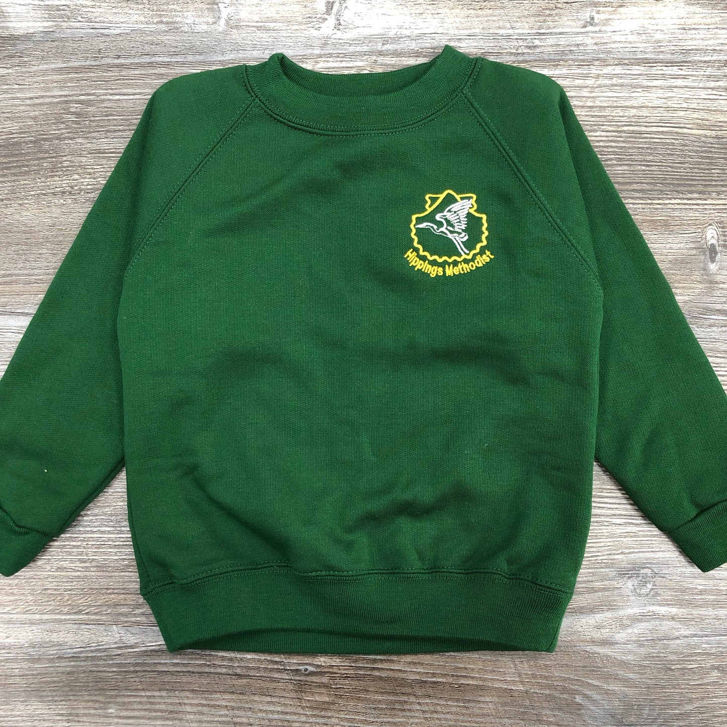 Hippings Crew Neck Bottle Green Sweatshirt