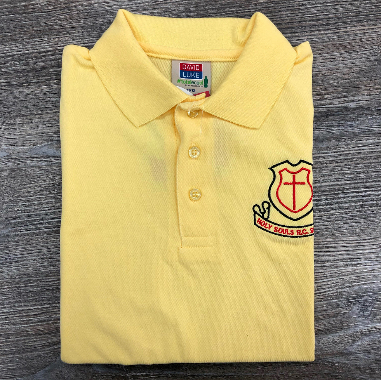 Holy Souls Gold Badged Polo