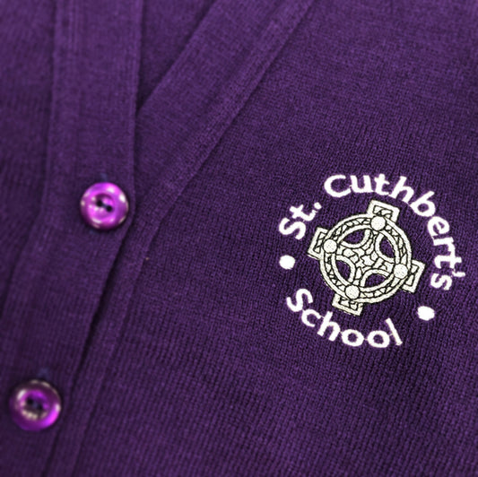 St Cuthbert's C of E Primary School Badged Cardigan