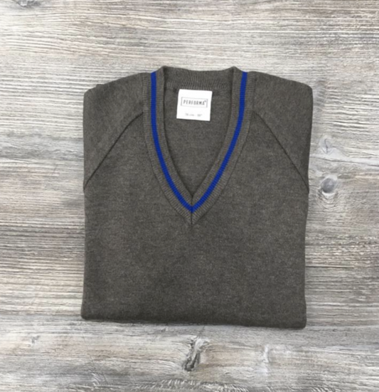 QEGS V-neck School Jumper