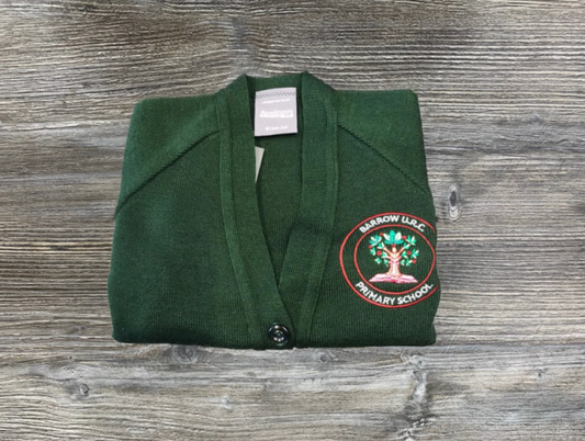 Barrow URC Primary School Bottle Green Cardigan