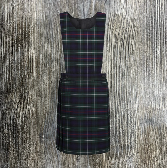 Barrow URC Primary School Green Tartan Pinafore