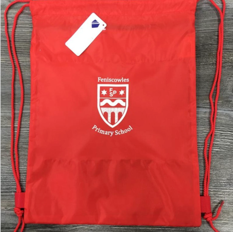 Feniscowles Red Printed PE Pump Bag